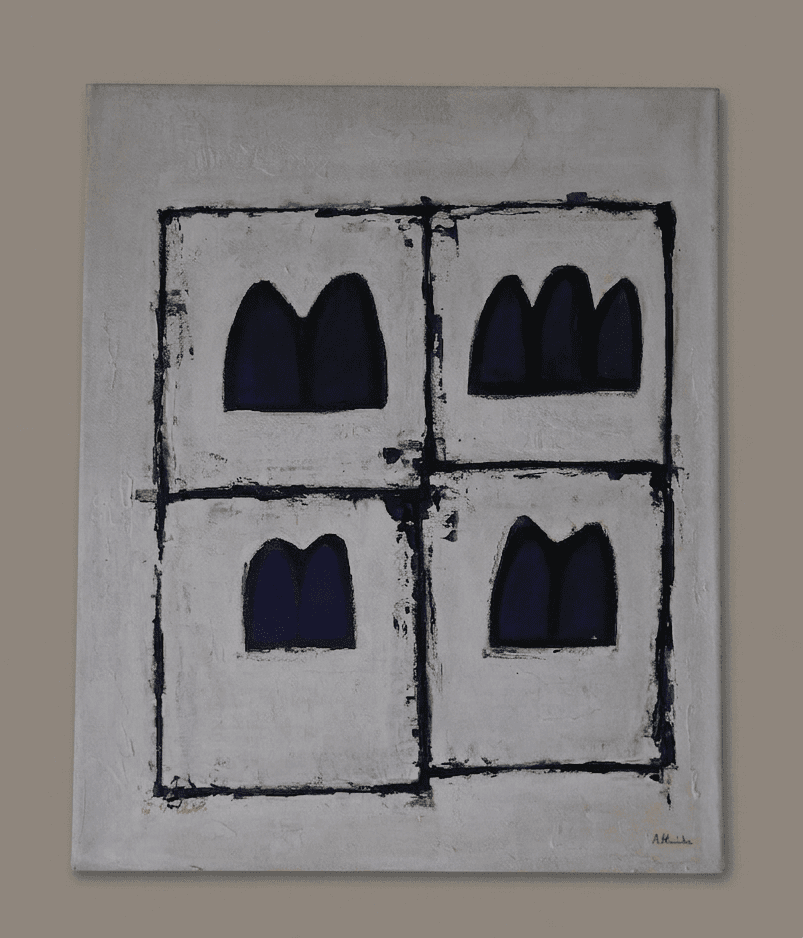 White 2 - Acrylic on canvas - 50 x 62 cm