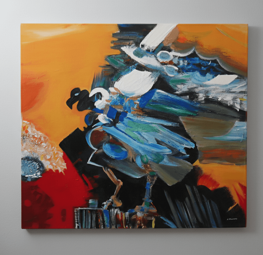 Cóndor Colombia - Oil on canvas - 117 x 104 cm