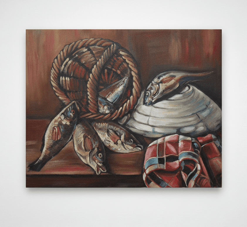 Bodegon - Oil on canvas - 63 x 50 cm