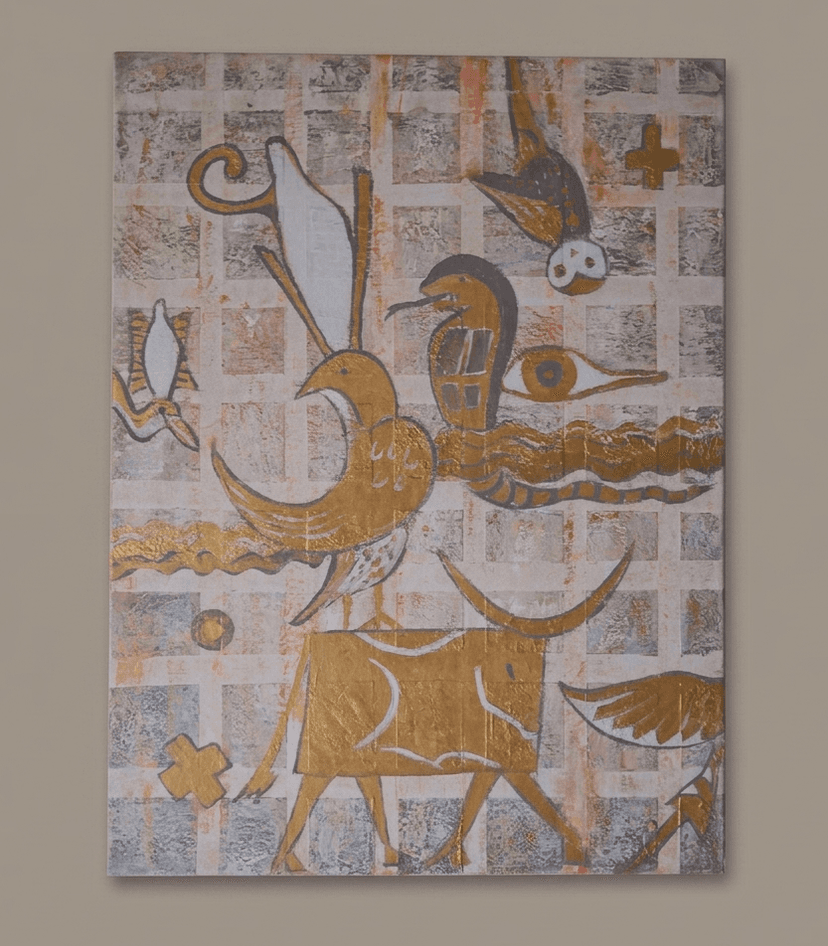 Egipto - Técnicas mixtas sobre lienzo - 53 x 70 cm