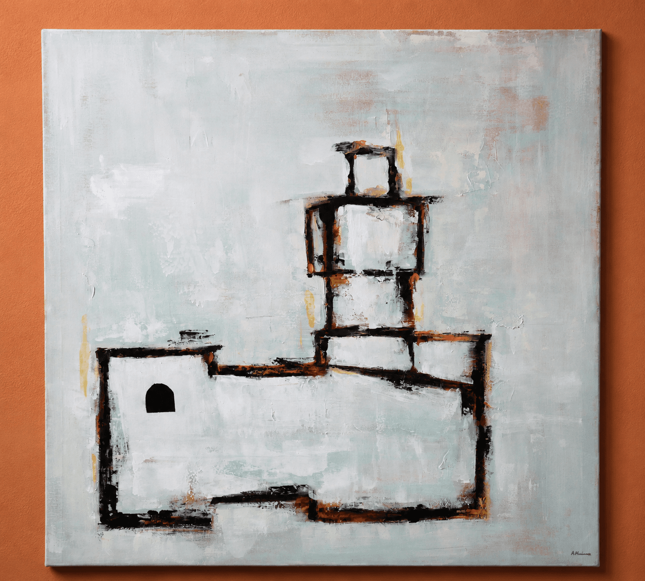 Faro - Acrílico sobre lienzo - 90 x 90 cm