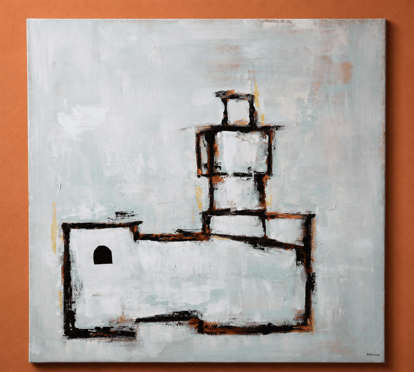 Faro - Acrílico sobre lienzo - 90 x 90 cm