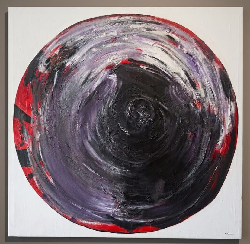 Luna - Acrílico sobre lienzo - 100 x 100 cm