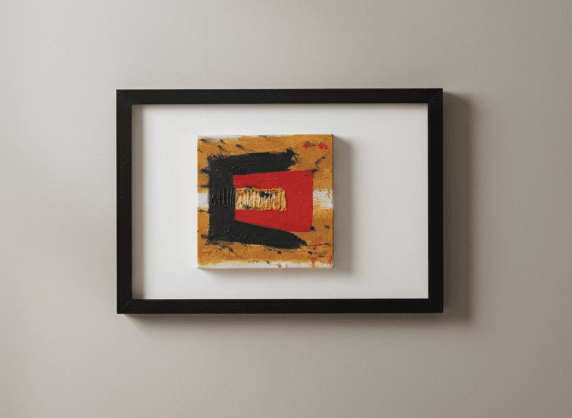 Serie Negra 1 - Oil on canvas - 72 x 52 cm