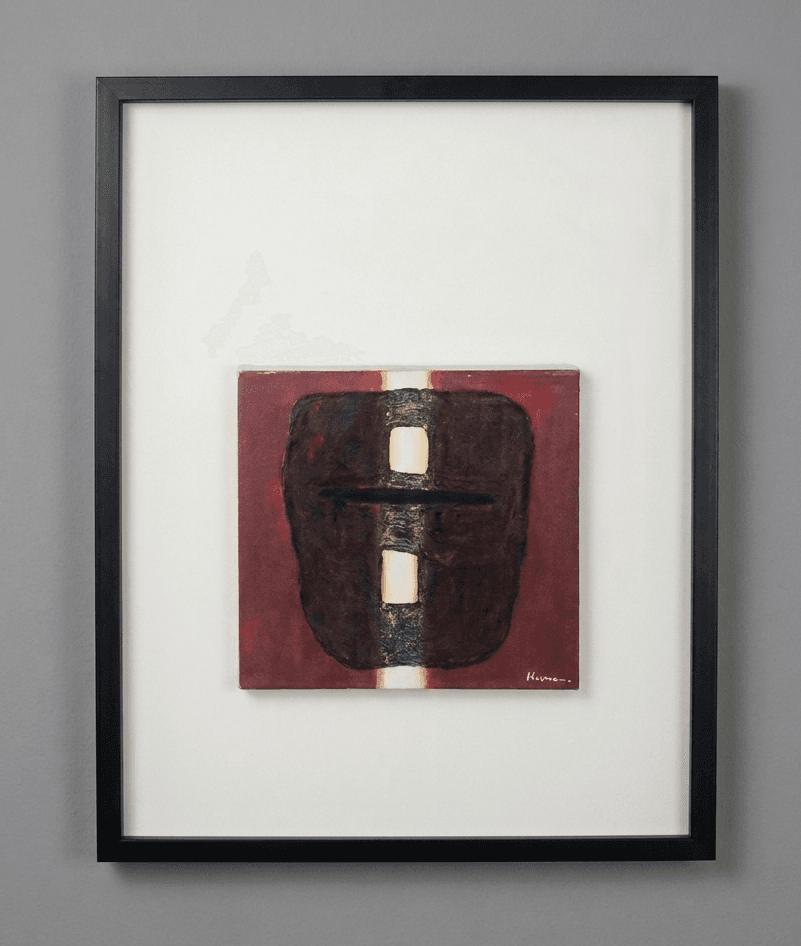 Black Series 5 - Oil on canvas, framed - 72 x 52 cm