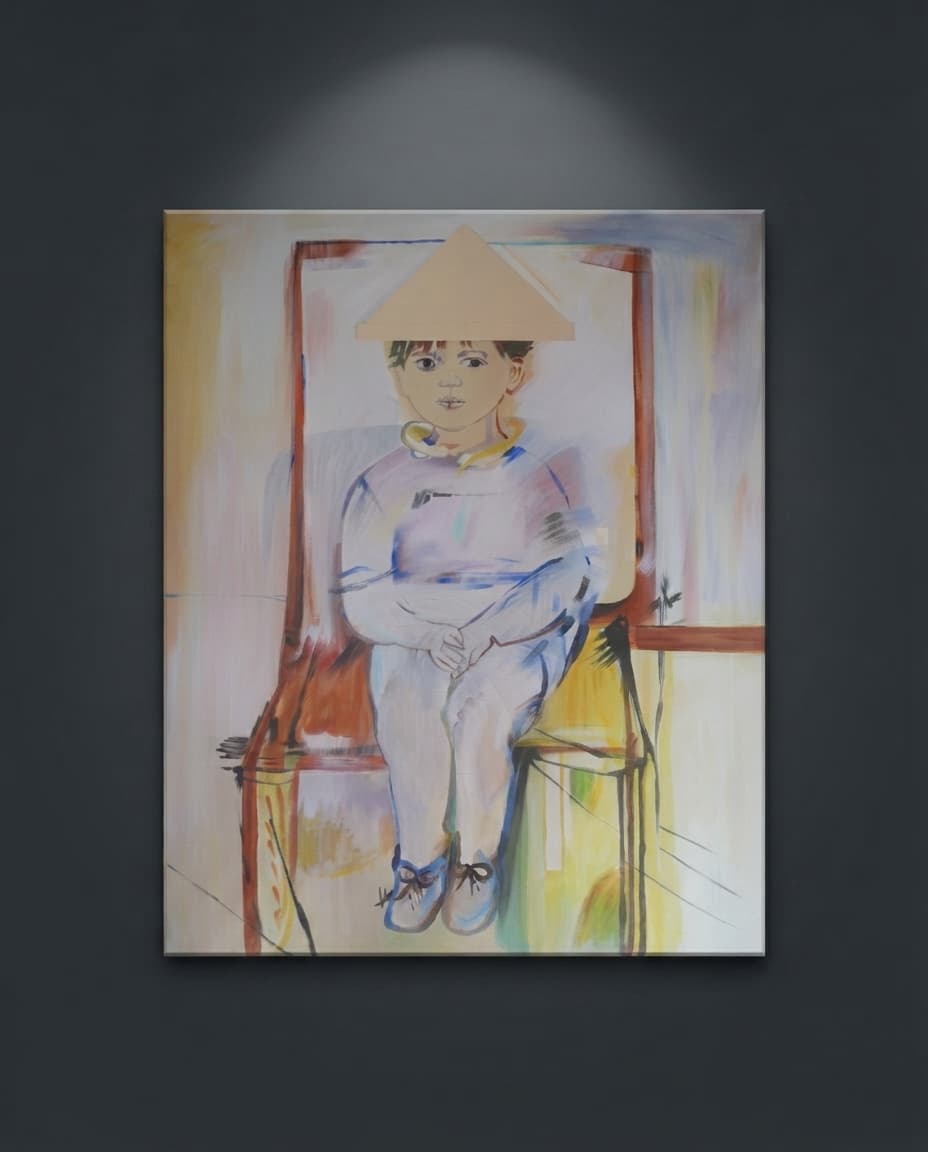 Niño - Óleo sobre lienzo  - 73 x 91 cm