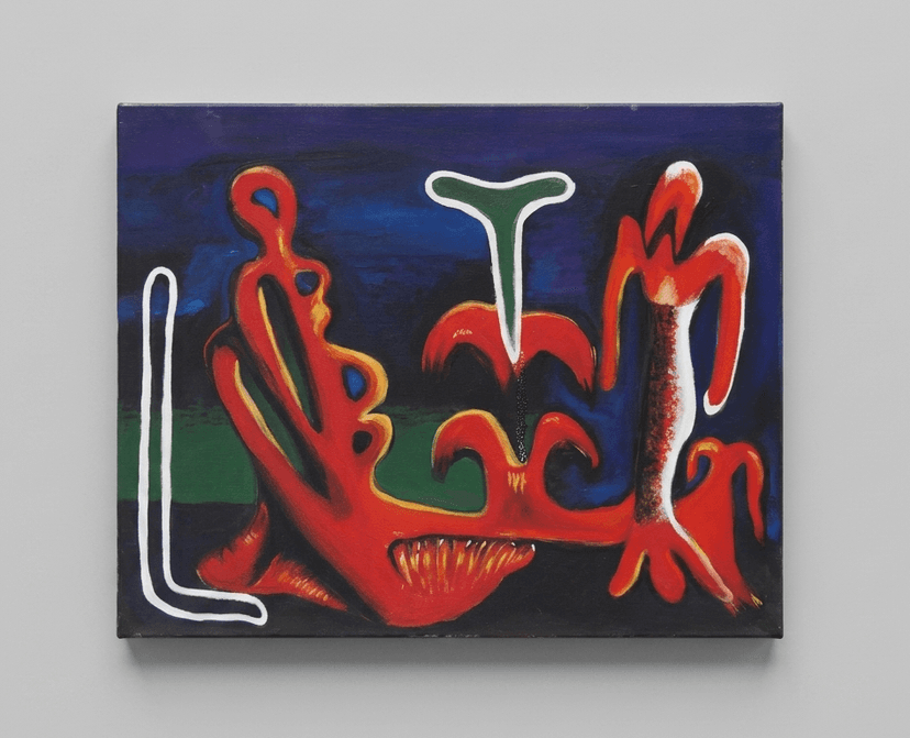 Figuras Volcánicas 2 - Acrílico sobre lienzo - 62 x 51 cm