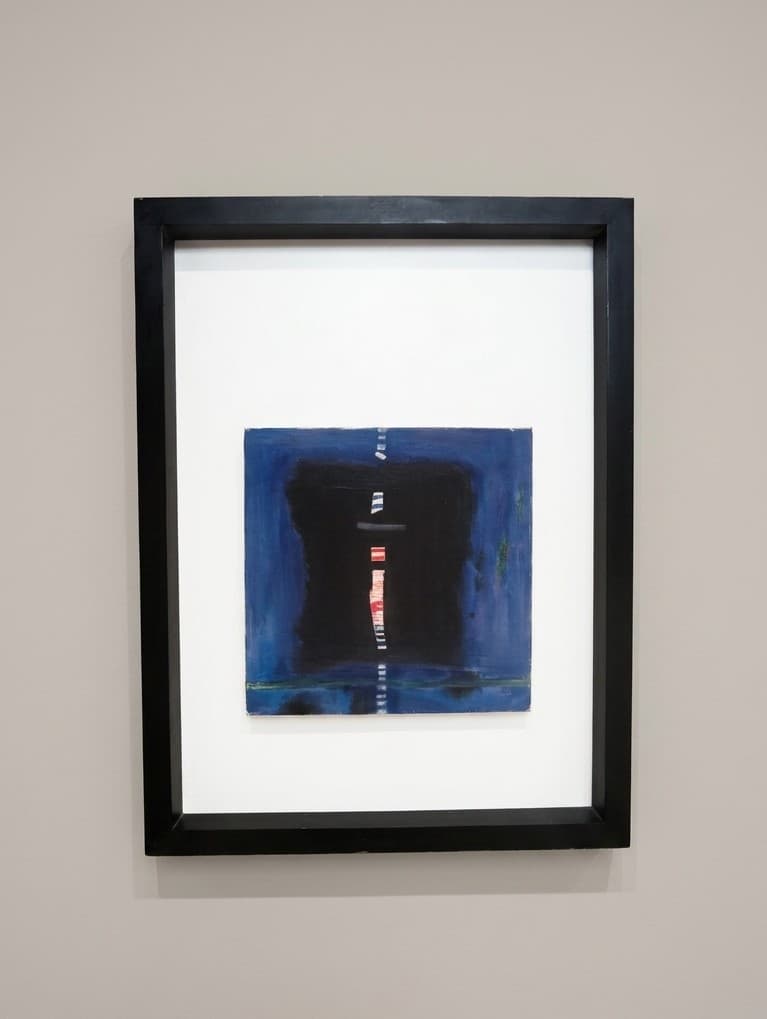 Negro Series 12 - Óleo sobre lienzo, enmarcado - 72 x 52 cm